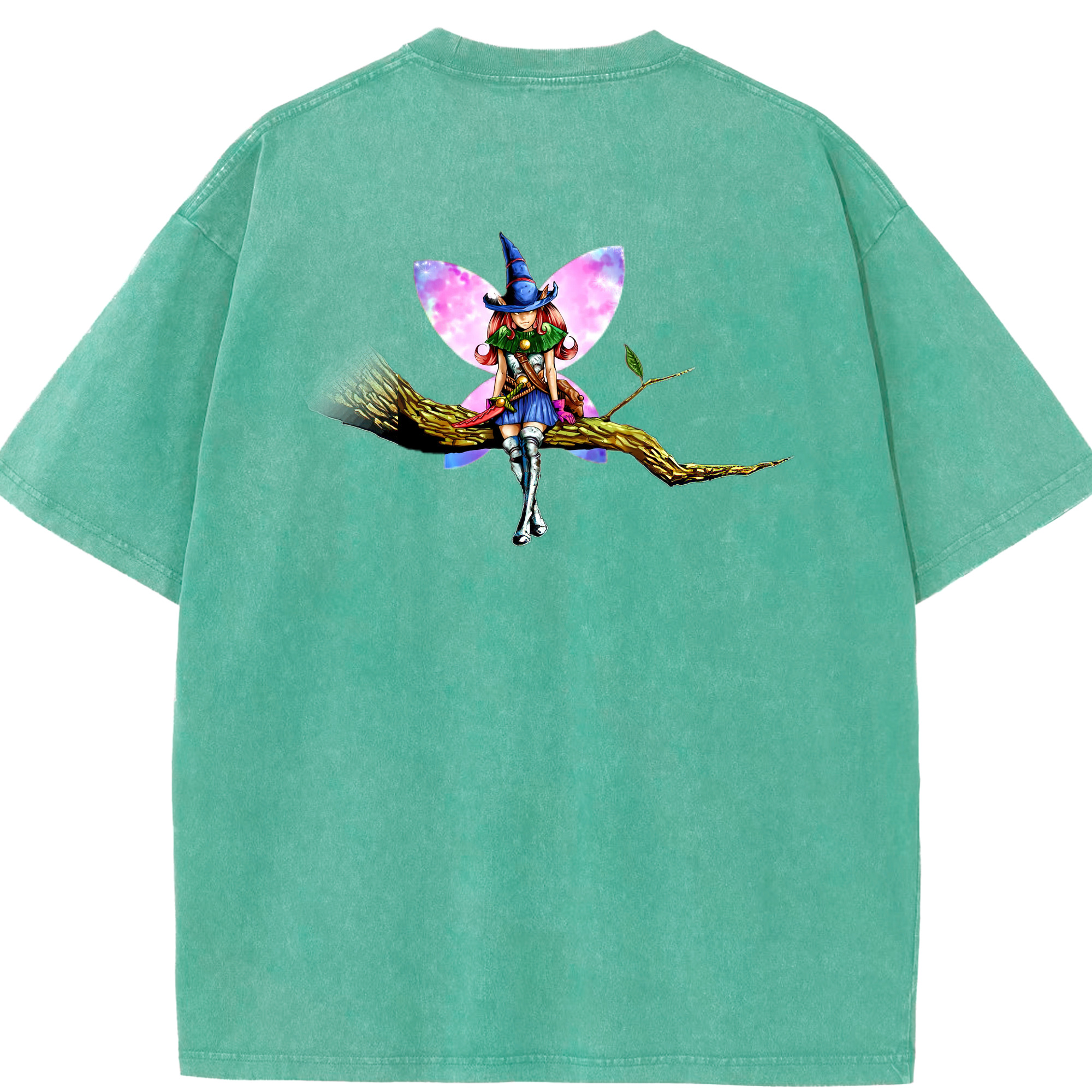 （画像用） 遊☆戯☆王 Yu-Gi-Oh! 綿100% ヴィンテージ風 半袖Tシャツ（背面プリント）